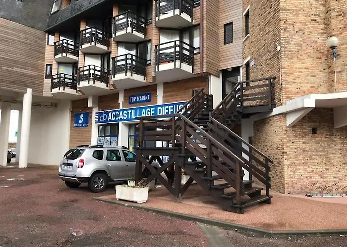 Le Cocooning-Studio Deauville Marina Avec Terrasse Vue Mer Et Plage