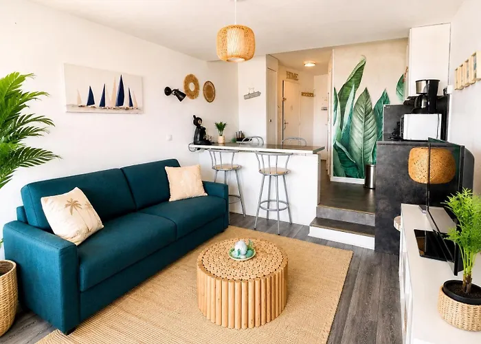 Le Cosy Deauville Studio - Vue Mer - Parking Prive